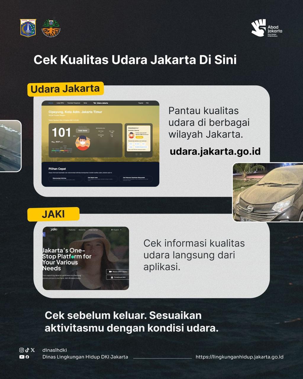 Informasi kualitas udara Jakarta 3